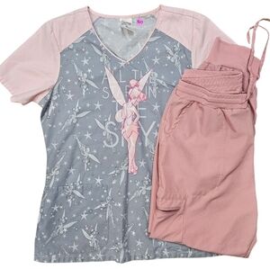 Tinkerbell Scrub Set